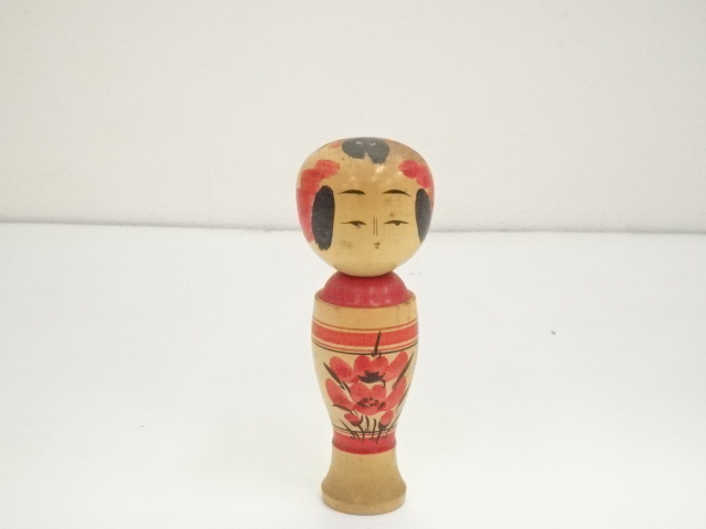 TRADITIONAL JAPANESE CRAFT / KOKESHI DOLL (15.3 cm)/ ARTISAN WORK